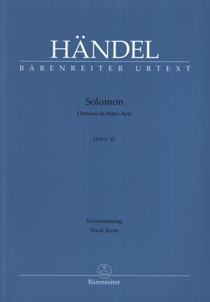 Solomon. Oratorio