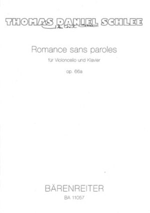 Romance Sans Paroles Op. 66a