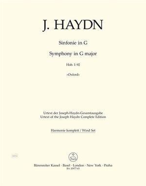 Symphony (sinfonía) No. 92 In G Oxford