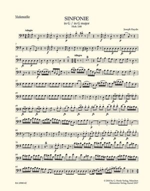 Symphony (sinfonía) No.88 in G major Hob.I