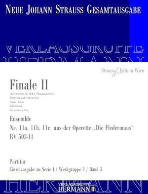 Die Fledermaus - Finale II (Nr. 11) RV 503-11a