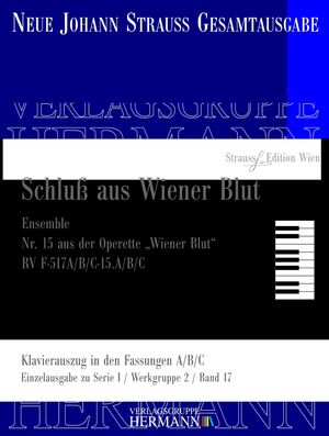 Wiener Blut - Schluß aus Wiener Blut (Nr. 15) RV F-517A/B/C-15.A/B/C