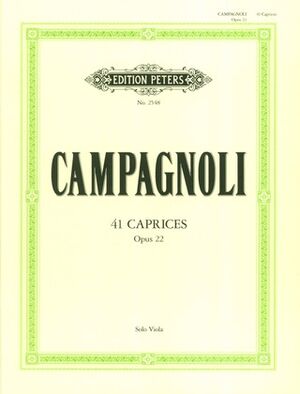 41 Capricen op. 22 für Viola