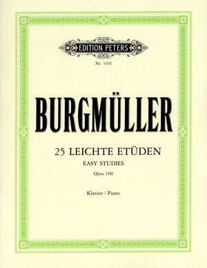 25 leichte Etüden (estudios) op. 100