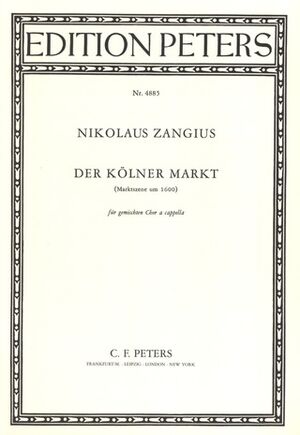 Der Kölner Markt (Marktszene um 1600)