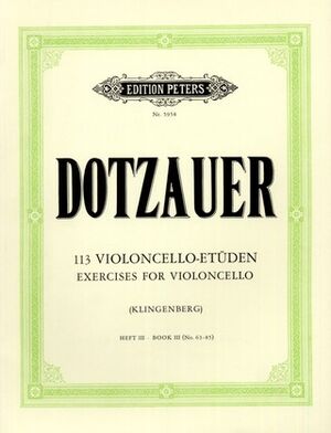 113 Violoncello-Etüden Band 3