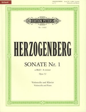 Sonate (sonata) Nr. 1 A minor op. 52