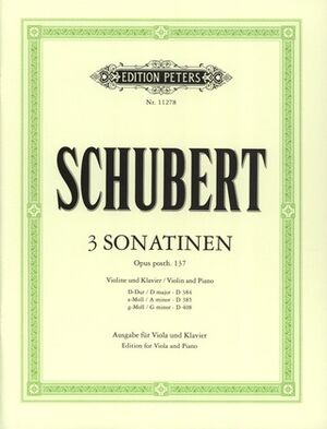 3 Sonatinen (sonatinas) op. posth. 137