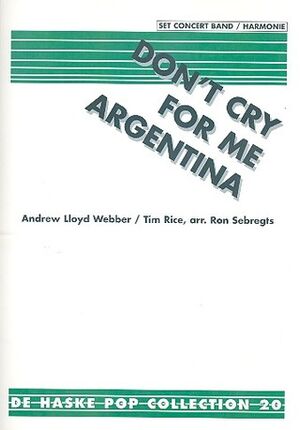 Don't cry for me Argentina (concierto banda)