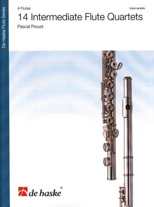 14 Intermediate Flute Quartets