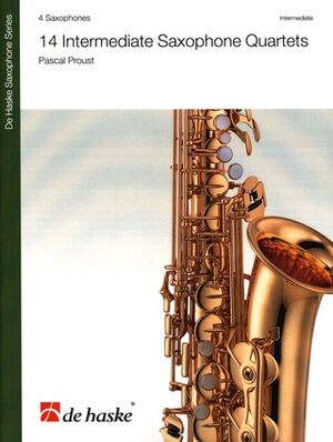 14 Intermediate Saxophone Quartets (Saxo)