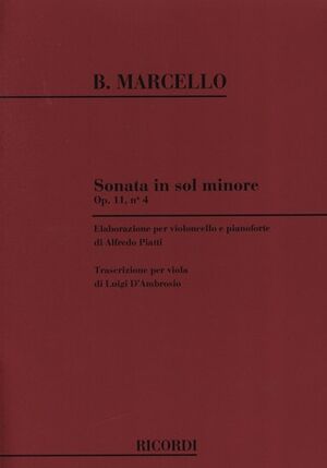 Sonata In Sol Min. Op. 11 N. 4