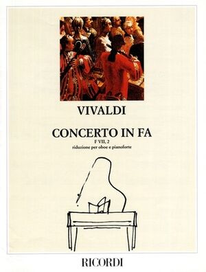 Concerto (concierto) per Oboe, Archi e BC: in Fa Rv 455