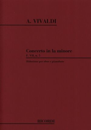 Concerto Per Oboe, Archi E BC: In La Min. Rv 461