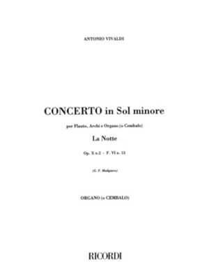 Concerto per Flauto (concierto flauta), Archi e BC in Sol Min Rv 439