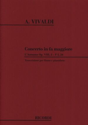 Concerto in fa maggiore 'L'Autunno' Rv 293