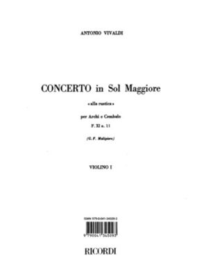 Concerto Per Archi E B.C.: In Sol 'Alla Rustica'