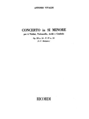Concerto Per Vl. E Vc. Solisti, Archi E B.C.: