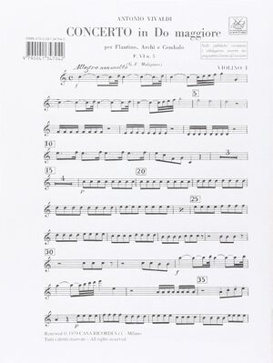Concerto Per Ottavino ('Flautino'), in Do Rv 444