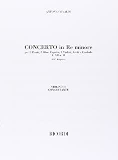 Concerto Per Strumenti Diversi, Archi E B.C.: In