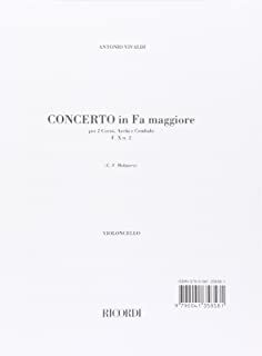 Concerto Per Corno, Archi E B.C.: (Per 2 Cr.) In