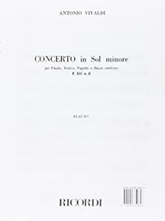 Concerto Per Strumenti Diversi E B.C.: In Sol Min
