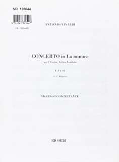 Concerto Per Vl. Archi E B.C.: Per 2 Vl In La Min