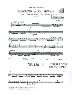 Concerto Per 2 Violini and Violoncello Op.III N.2