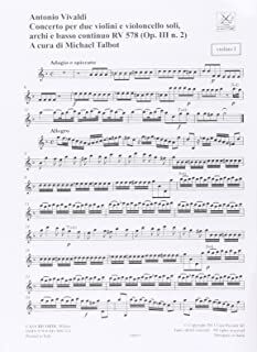 Concerto II, RV 578 (OP. III, N. 2)