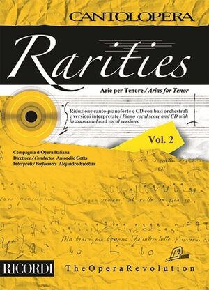 Cantolopera: Rarities - arie per tenore vol. 2 +CD