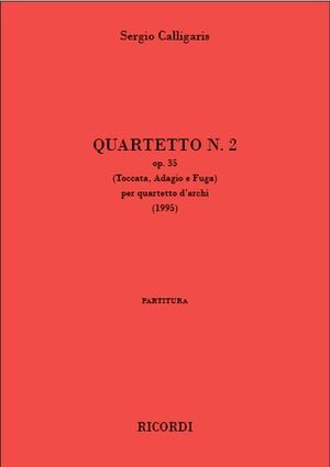 Quartetto n° 1 op. 35