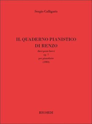 Il Quaderno Pianistico di Renzo Op. 7