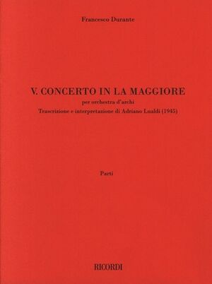 Concerto in La Maggiore n. 5