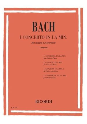 Concerto Per Violino Bwv 1041 In La Min.