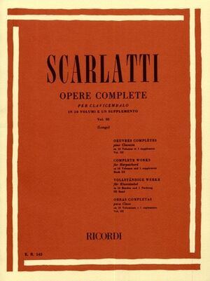Opere Complete Per Clavicembalo Vol. III