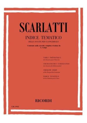 Scarlatti- Indice Tematico