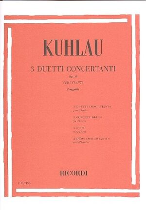 3 Duetti Concertanti Op. 10