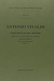 Concerto (concierto) Per Strumenti Diversi, Archi E B.C.: In