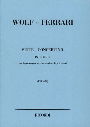 Suite - Concertino In Fa Op. 16