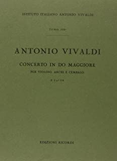 Concerto Per Violino (Concierto Violín), Archi E B.C.: In Do Rv 191