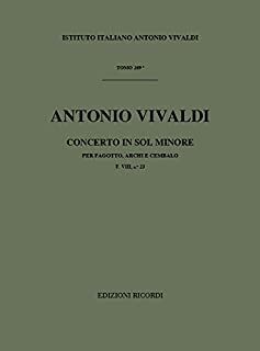 Concerto per Fagotto, Archi e BC in Sol Rv 495