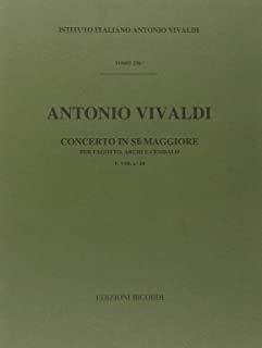 Concerto per Fagotto (concierto fagot) Archi e BC in Sib Mag Rv 502