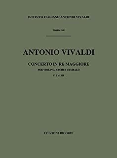 Concerto Per Violino, Archi E B.C.: In Re Rv 209