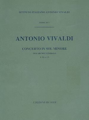 Concerto (concierto) Per Archi E B.C.: In Sol Min. Rv 153