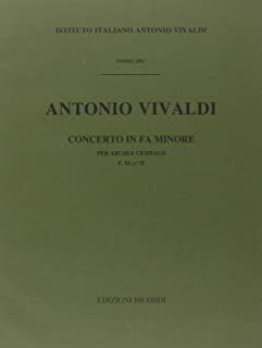 Concerto Per Archi E B.C.: In Fa Min. Rv 143