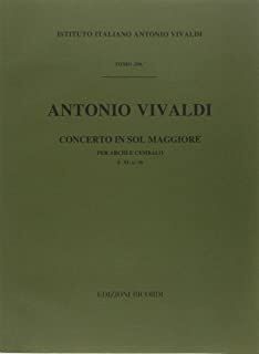 Concerto Per Archi E B.C.: In Sol Rv 150