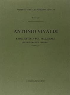 Concerto per Fagotto, Archi e BC in Sol Rv 494