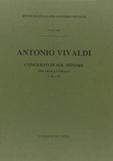 Concerto (concierto) Per Archi E B.C.: In Sol Min. Rv 154