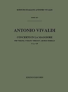 Concerto Per Violino (Concierto Violín), Archi e BC: In La Rv 552
