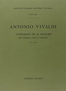 Concerto (concierto) in Si minore (b minor) Rv 384